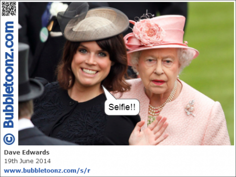 Selfie with the queen
