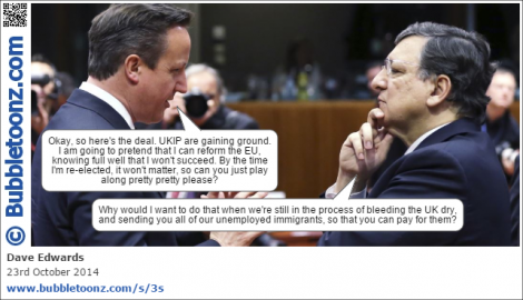 Cameron speaks to Barroso about reforming the EU