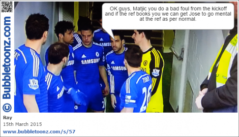Chelsea we don't get any help from refs
