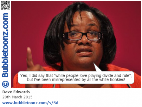 Diane Abbott has been misrepresented by all the white honkies