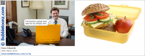 Danny Alexander and his new yellow box