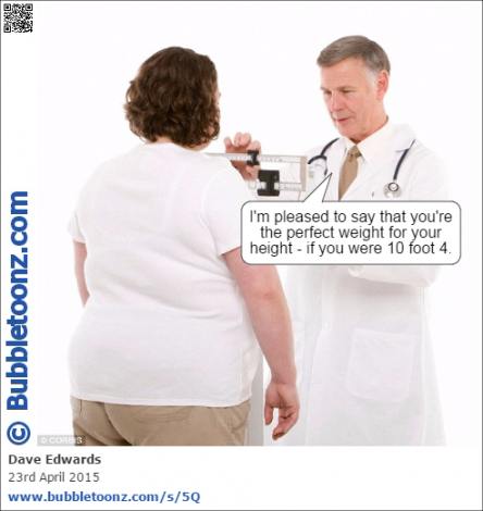 Doctor weighs patient