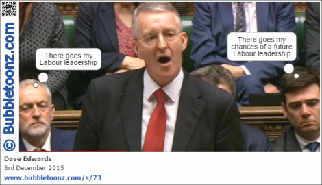 Hilary Benn speaks in the Commons against Corbyn and Burnham about bombing Syria