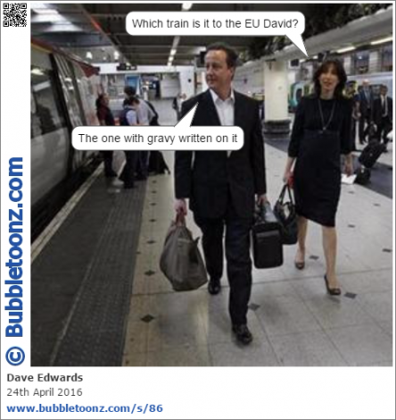David and Samantha Cameron get the gravy train to the EU