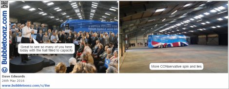 Cameron spins an empty hall