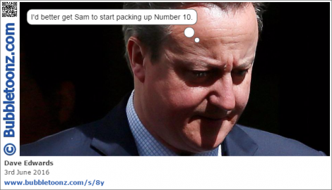 Cameron gets Sam to pack up Number 10