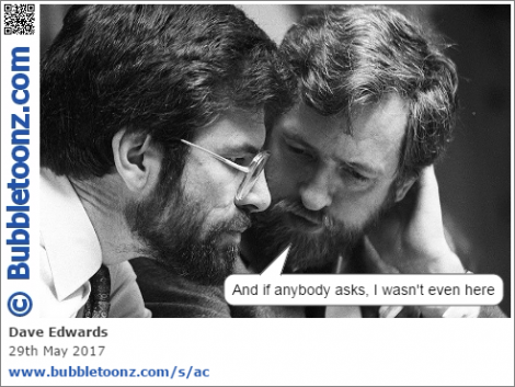 Jeremy Corbyn has a clandestine meeting with Gerry Adams