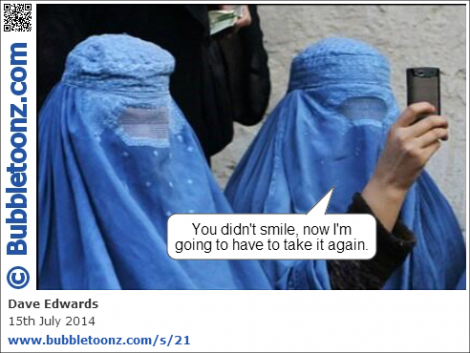 Burka selfie