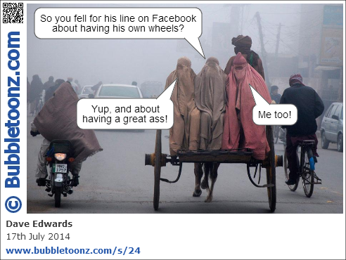 Facebook - own wheels and a great ass