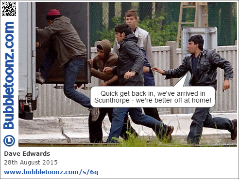 Illegal immigrants arrive at Scunthorpe