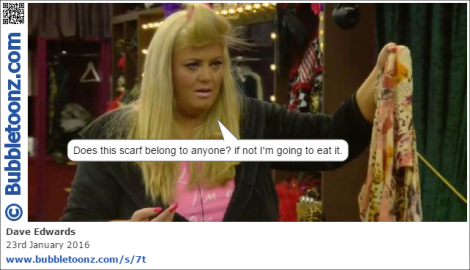 Gemma Collins wants to eat a scarf
