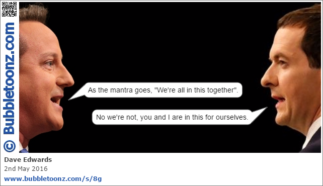 Cameron and Osborne are not all in this together