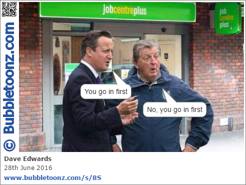 Cameron and Hodgson go to the Job Centre