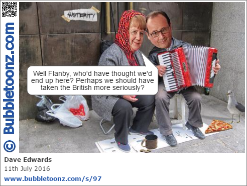 Angel Merkel and François Hollande reflect on where they are