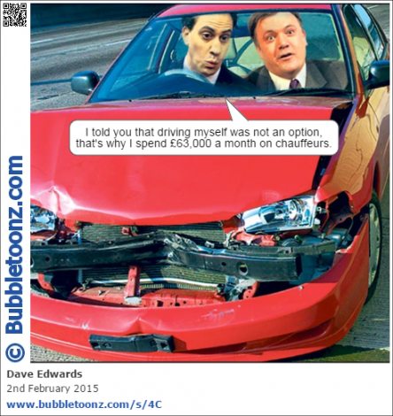 Miliband and Balls car crash