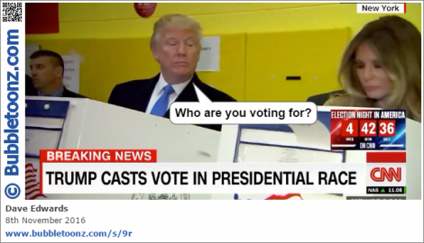 Donald Trump asks Melania who she is voting for