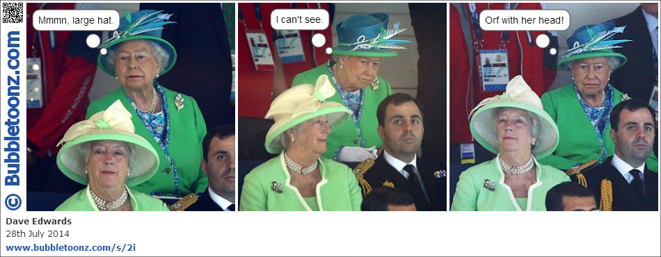The Queen - Orf with her head