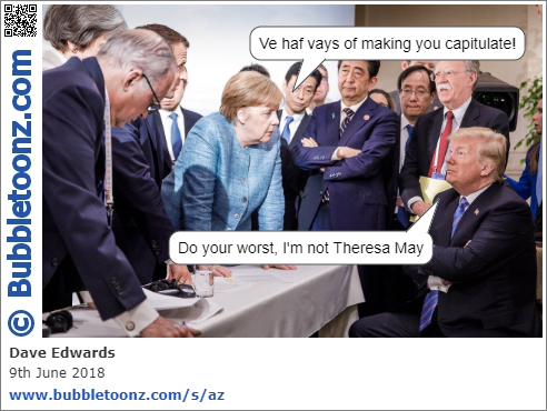 Trump has a stand-off with Merkel